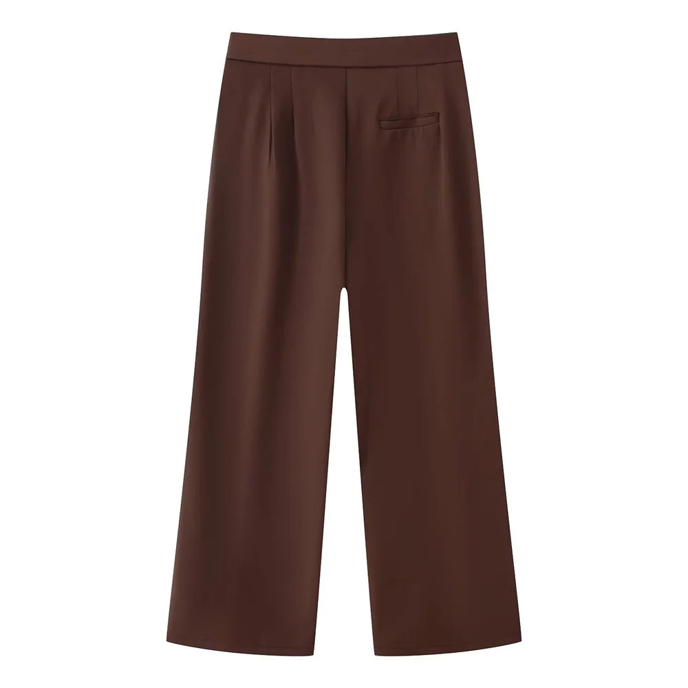 Zara-stijl broekpak dames pastel – Modern en licht