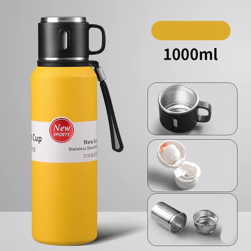 Thermosfles met glanzende coating – Stijlvol design