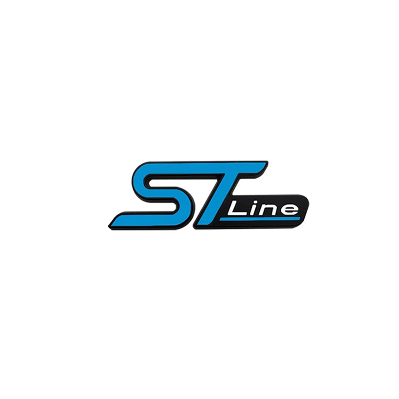 auto stickers - kleurrijke ST Line stickers voor unieke uitstraling