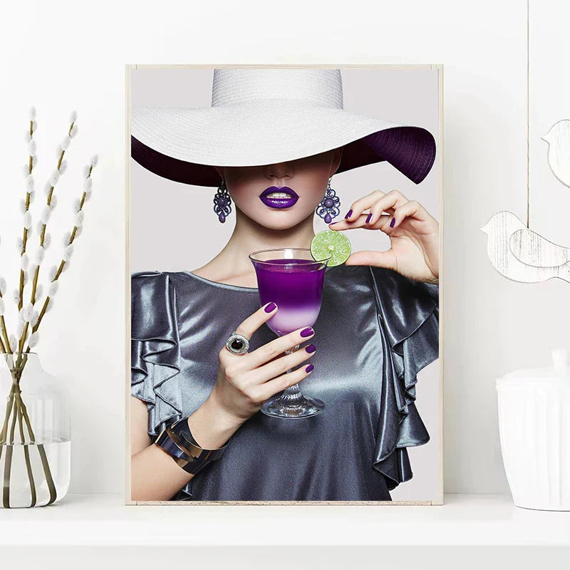 Poster in zachte pastelkleuren