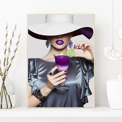 Poster in zachte pastelkleuren