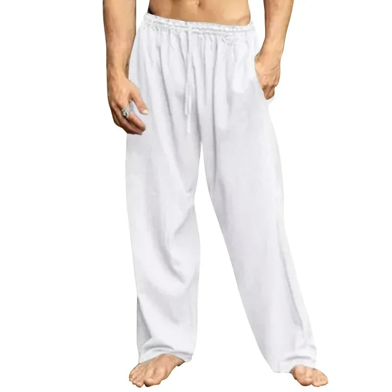 Casual linnen broek voor heren – Voor vrije tijd of werk