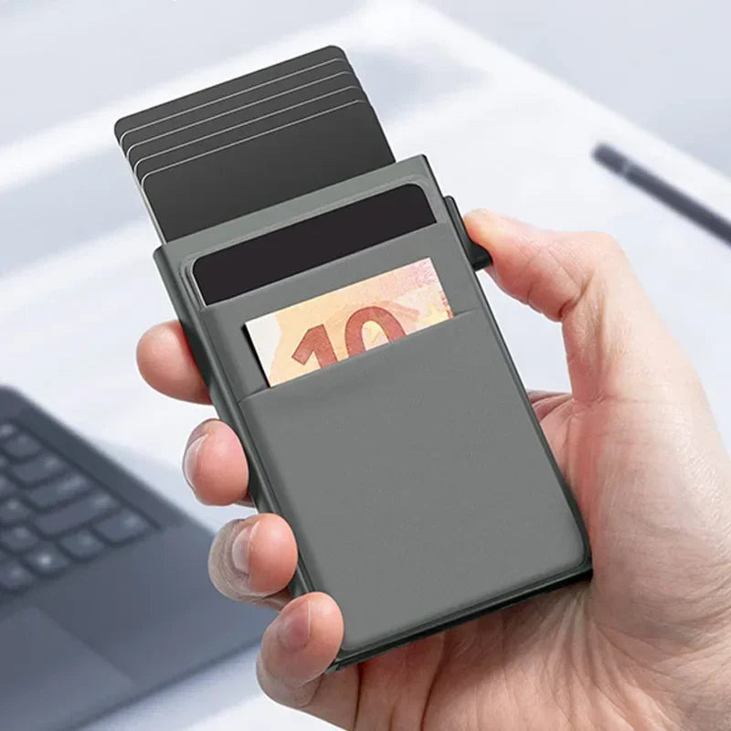 Pasjeshouder met geldclip – Voor biljetten en pasjes