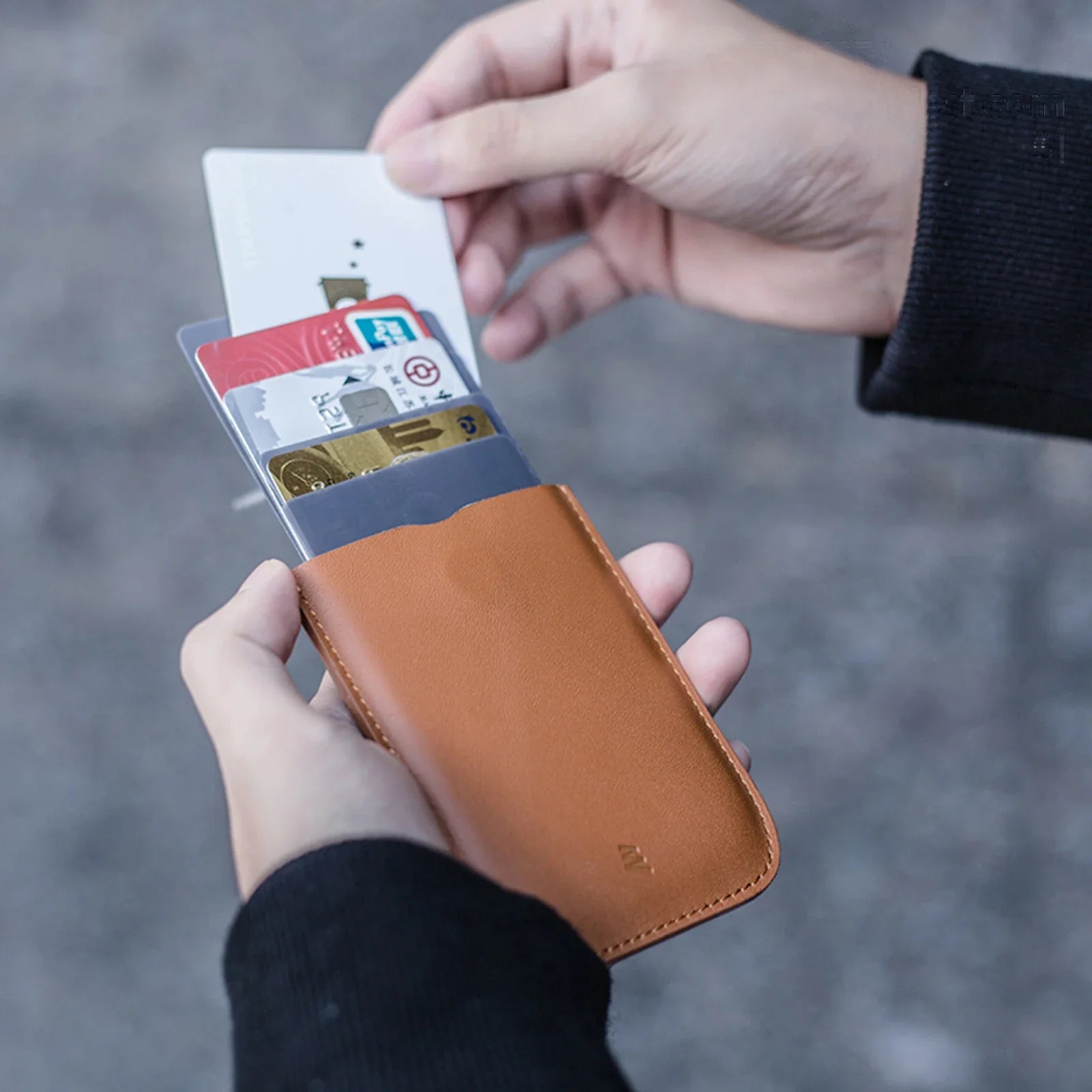 Pasjeshouder heren met dubbele RFID-bescherming – Extra veilig