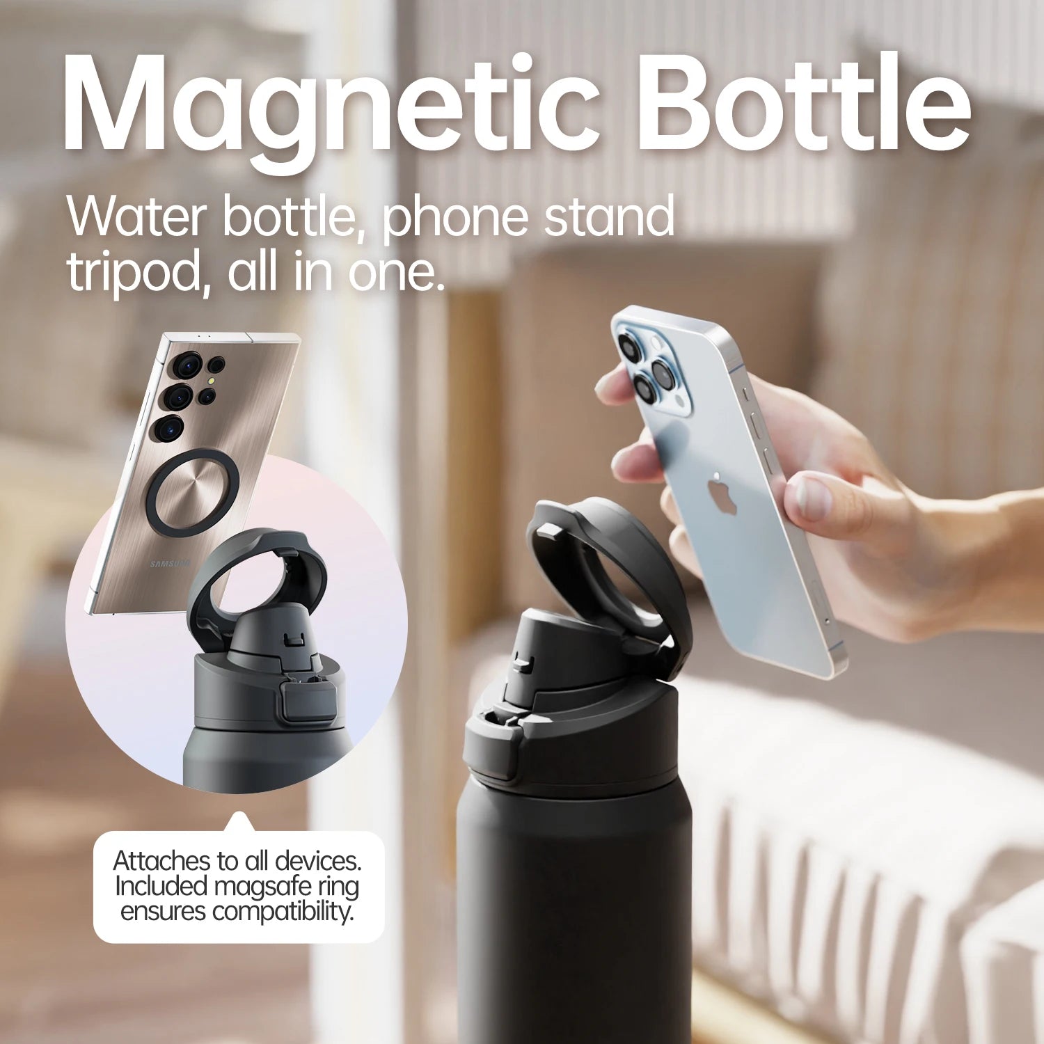Thermosfles met trendy patroon – Fashionable en functioneel