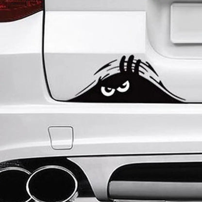 Auto stickers - Grappige kijker achterruit voor extra aandacht