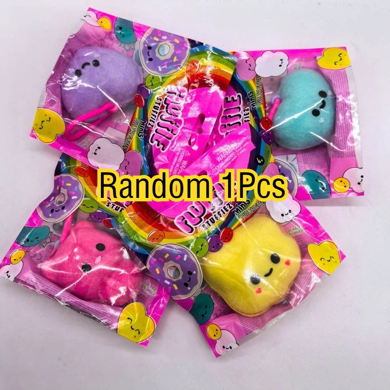Zachte fidget toy in pasteltinten
