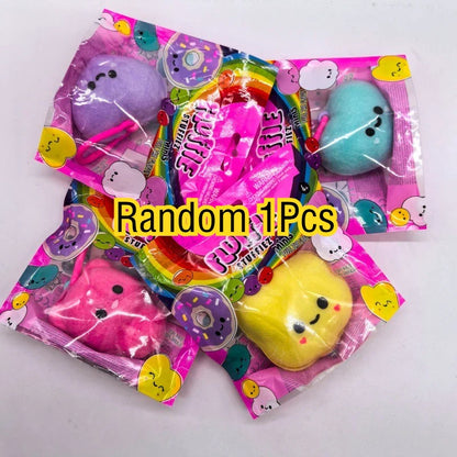 Zachte fidget toy in pasteltinten