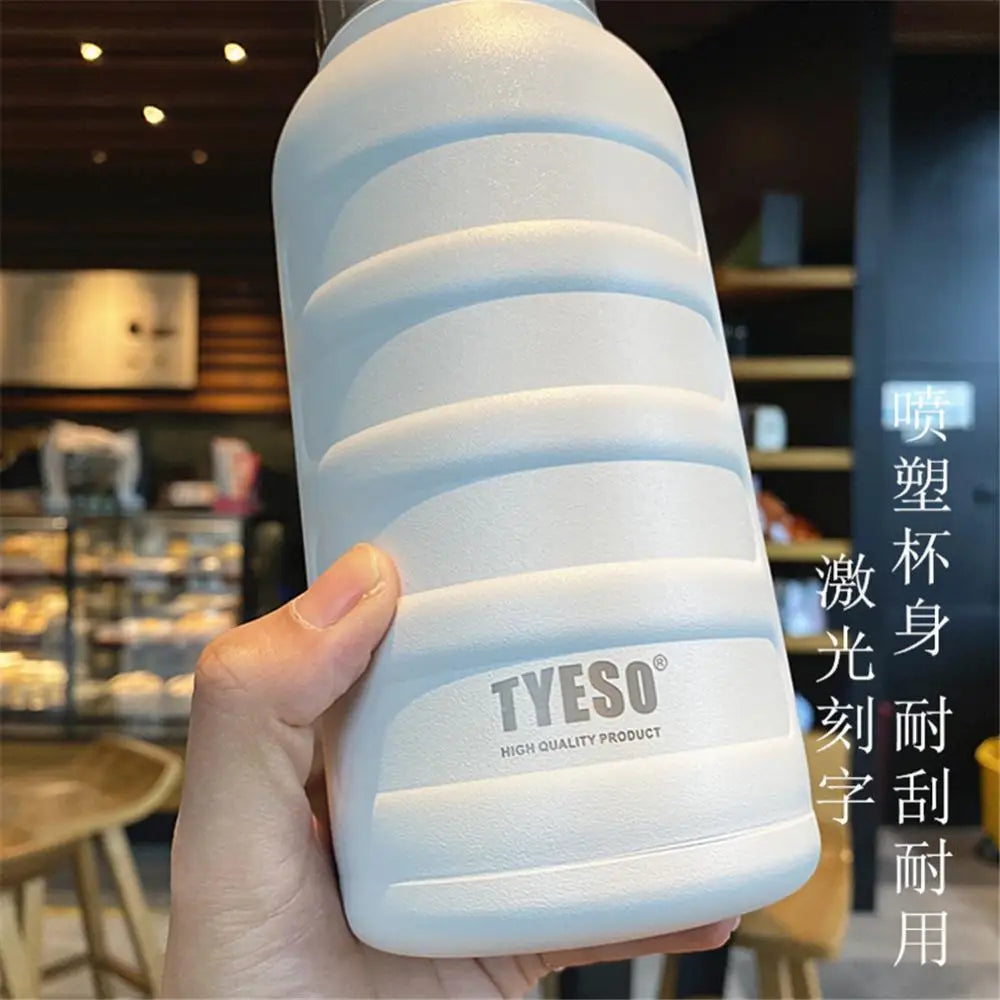 Thermosfles met bamboe afwerking – Duurzaam en mooi
