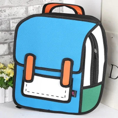 HEMA schooltas in felle kleur – Goed zichtbaar