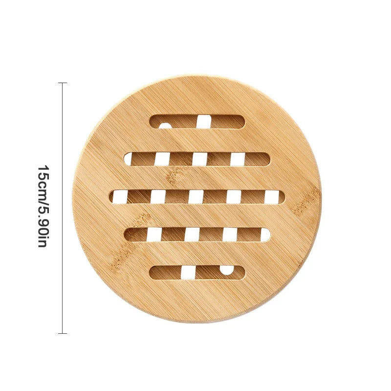 Onderzetters pannen met houten afwerking – Warm en tijdloos