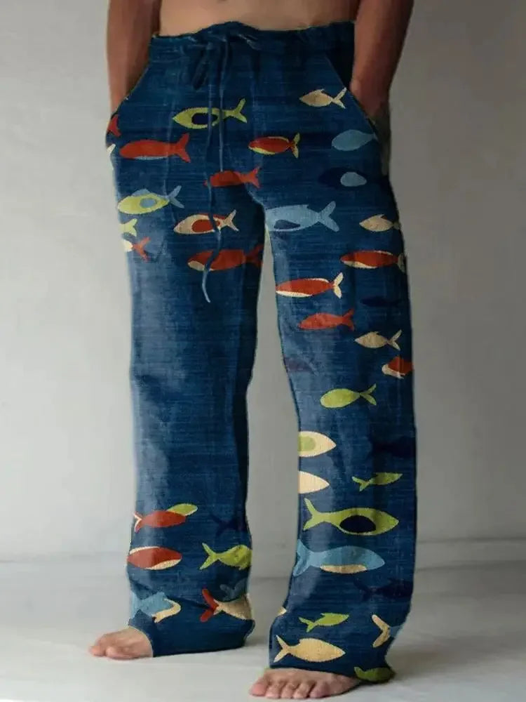 Linnen broek man in zomerse pastel – Verfrissende stijl