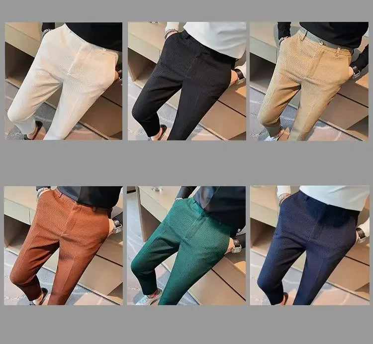 Linnen broek man in navy – Diepe kleur en stijl