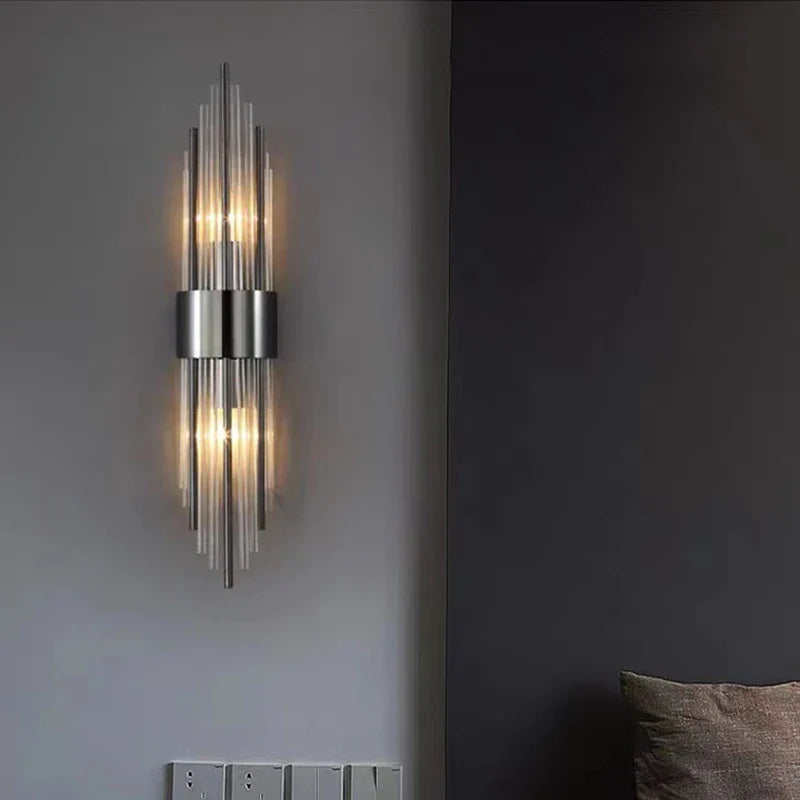 Wandlamp met batterijen in industriële stijl – Robuuste uitstraling