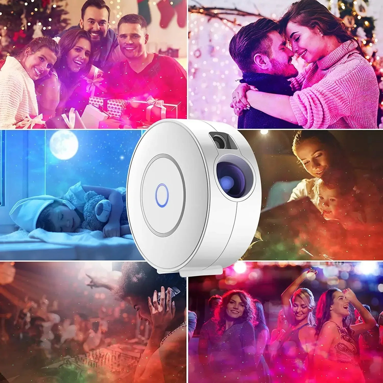 Sterrenhemel projector lamp voor relaxmomenten