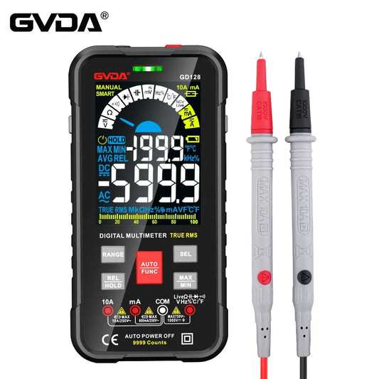 Multimeter voor testen van batterijspanning