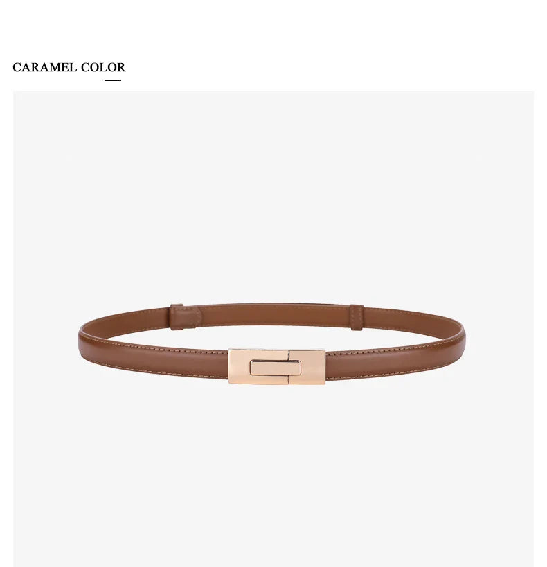 Riem heren met gladde gesp en luxe feeling