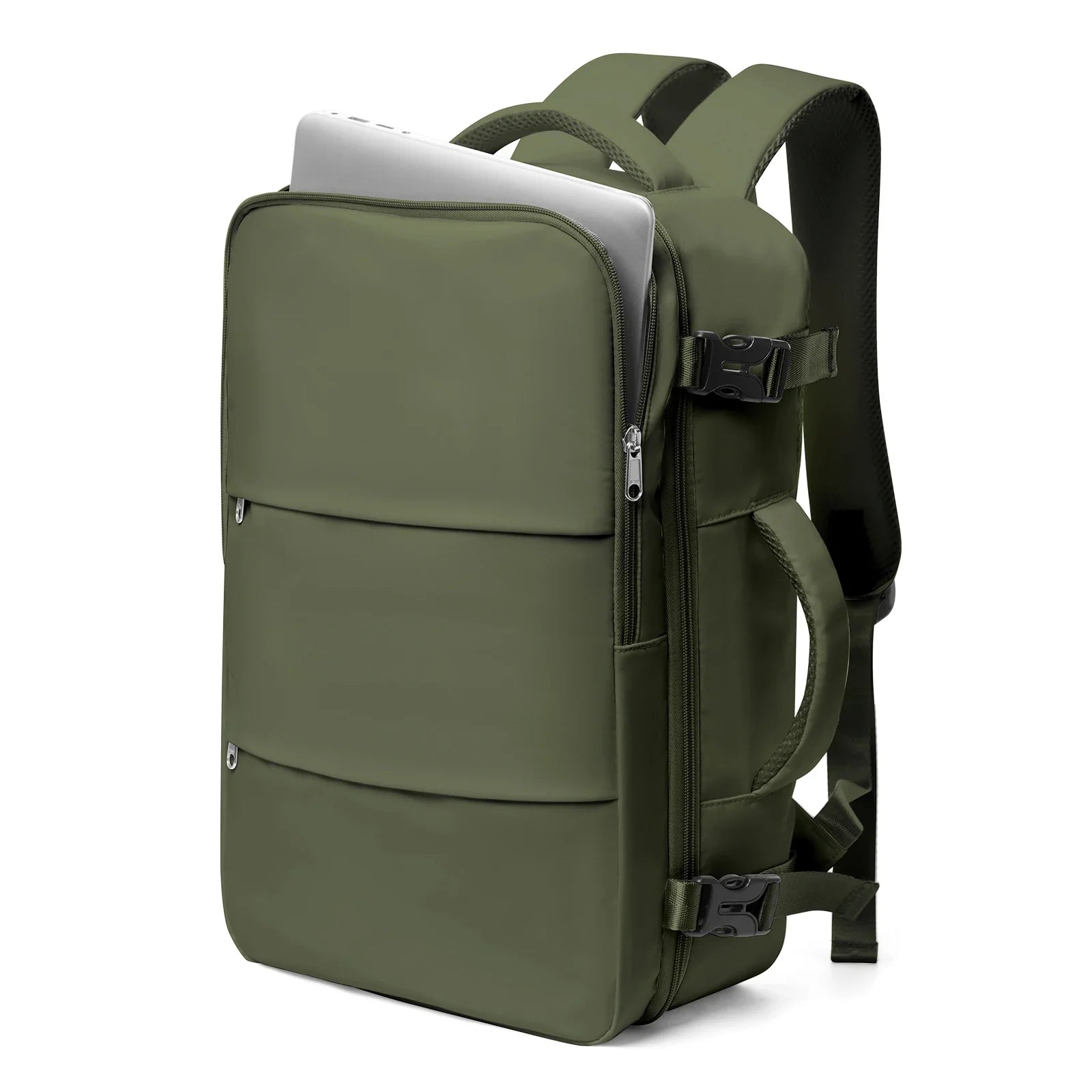 Handbagage rugzak met flessenhouder en laptopvak