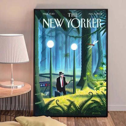 Woonkamer poster met rustgevende kleuren