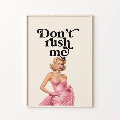 Poster met botanisch motief