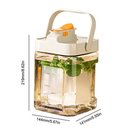 Drankdispenser met vintage logo – Karaktervol ontwerp