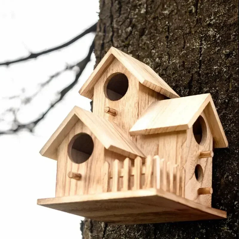 Vogelhuisje Xenos met ophangkoord – Hangt stevig