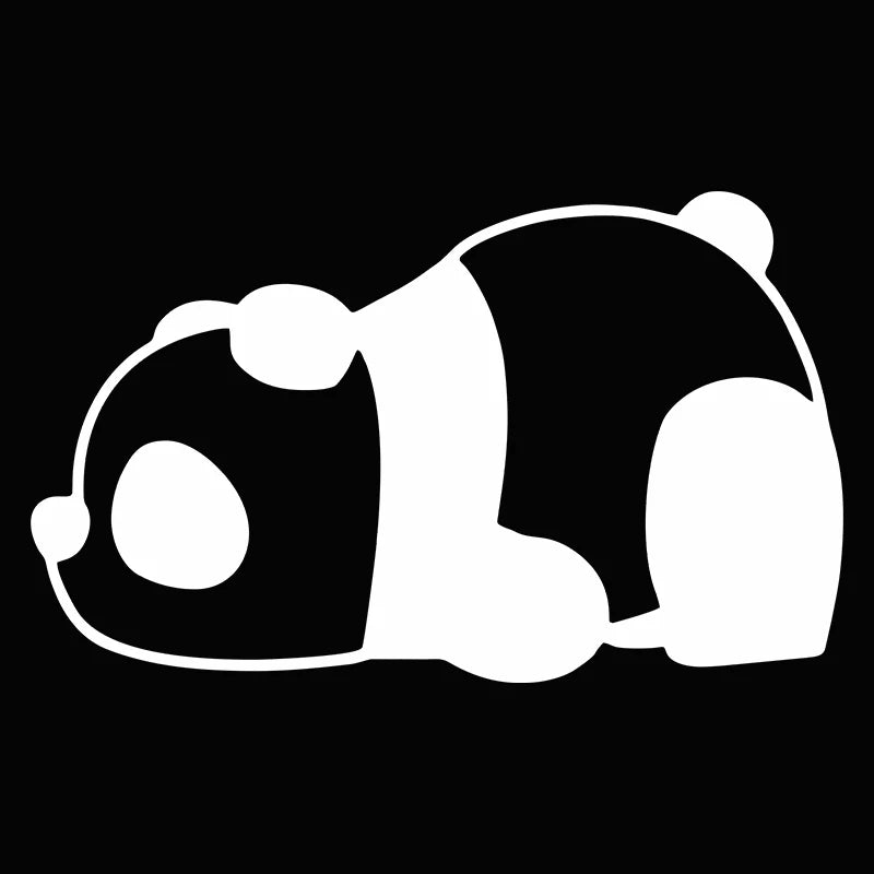 Auto stickers - Schattige Panda Set voor Unieke Autodecoratie