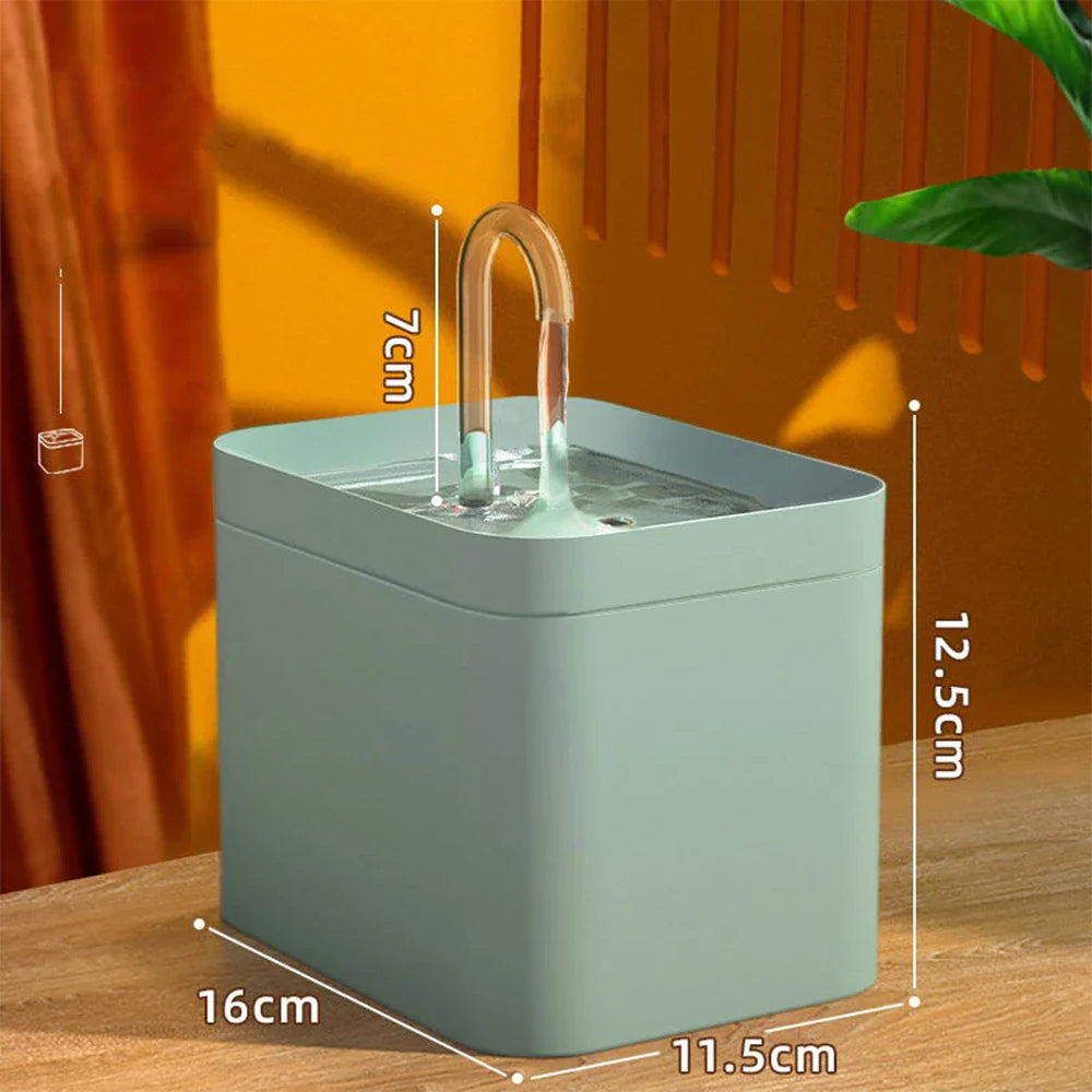 Fontein kat met vervangbare filters – Altijd schoon water