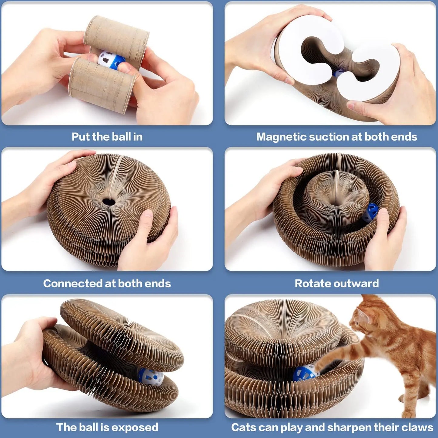 Kattenpaal met wandmontage set – Extra stevig vastgemaakt