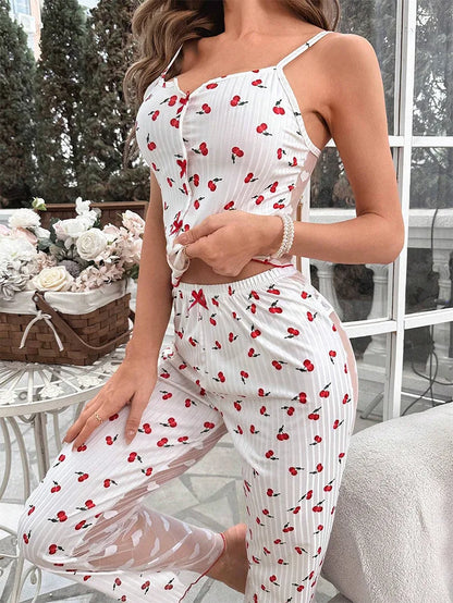 Dames pyjama Livera met trendy prints