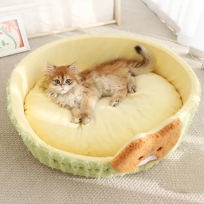 Kattenmand met zachte fleecevoering – Warm en gezellig