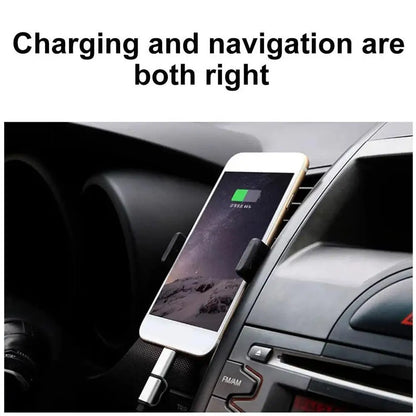 Smartphonehouder met ventilatieclip – Compact en netjes