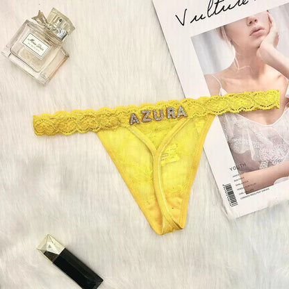 String met speelse print en naam – Uniek en vrolijk design