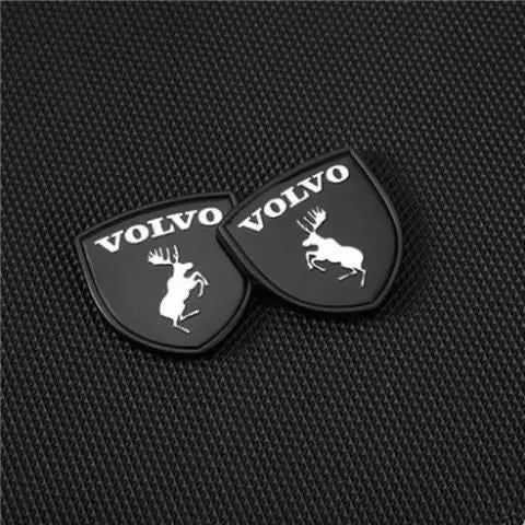 Auto stickers - Gele Volvo badges voor een unieke uitstraling