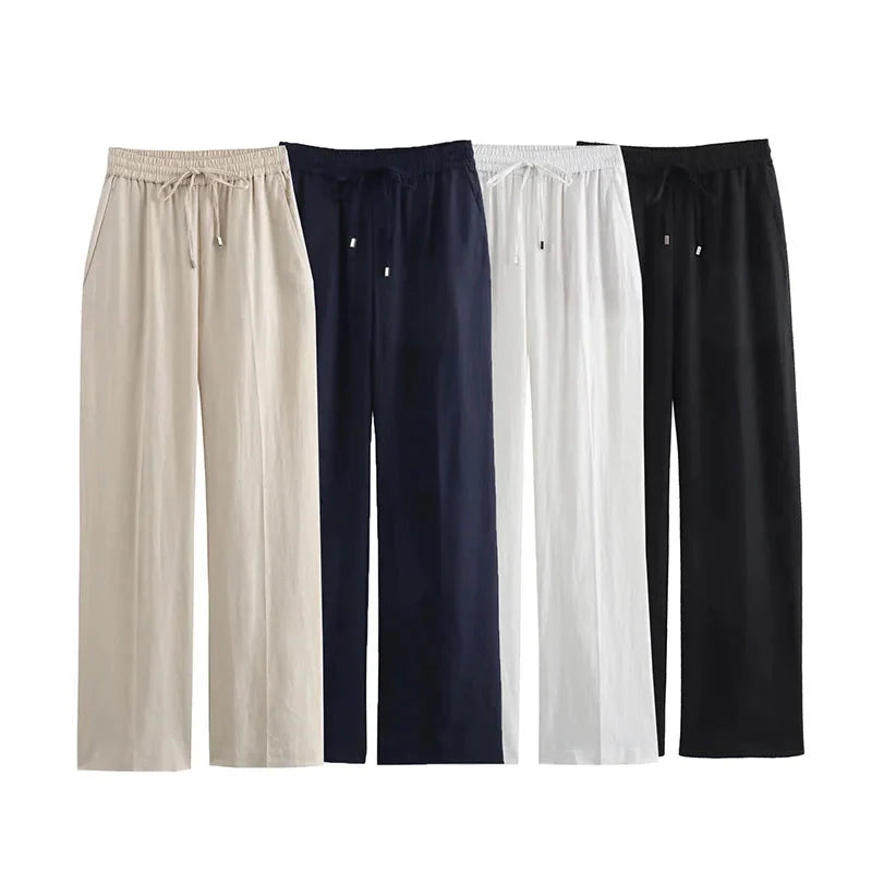 Zara linnen broek met oversized pasvorm – Comfort boven alles