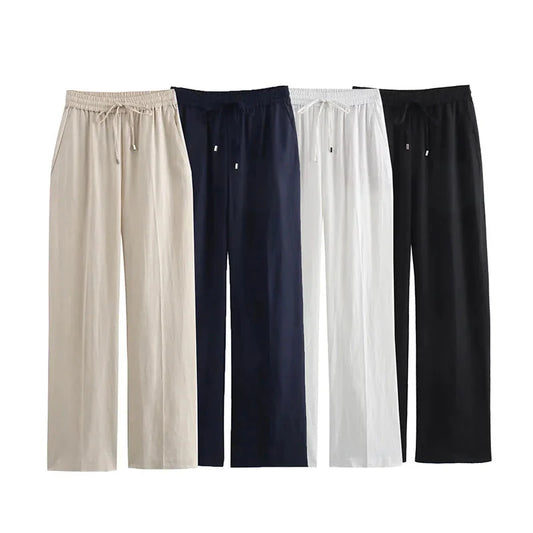 Zara linnen broek met oversized pasvorm – Comfort boven alles