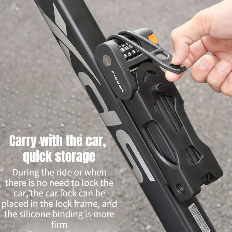 Racefiets slot voor snelle stops – Compact en licht