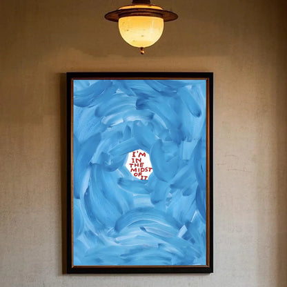 Poster met botanisch motief
