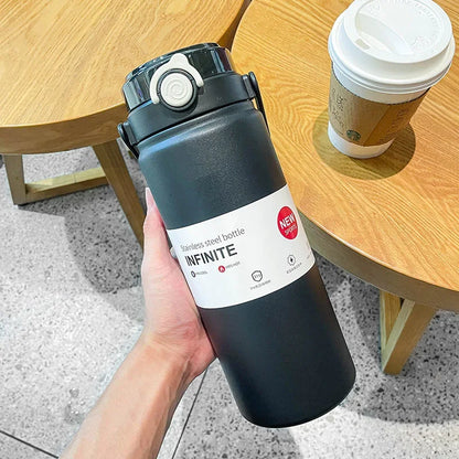 Hema thermosfles met hippe print – Perfect voor school of werk