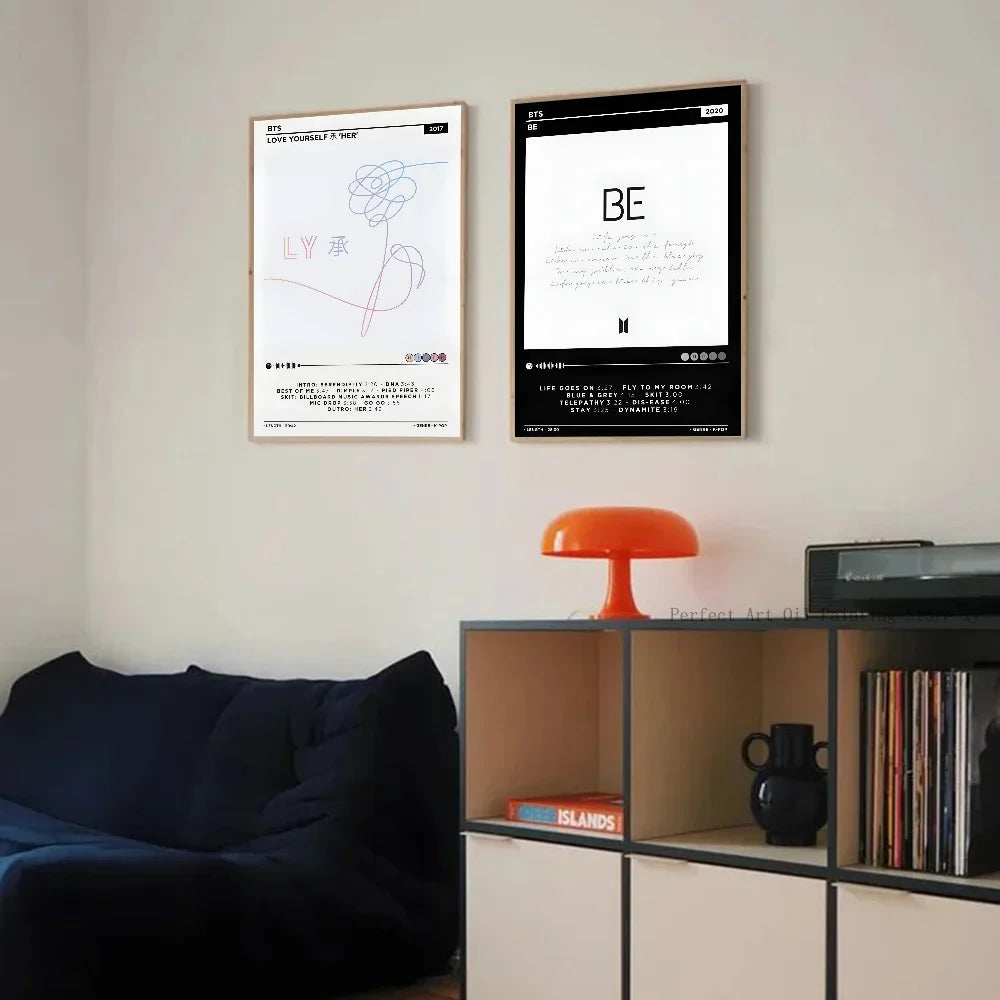 Poster met grafisch ontwerp in kleur