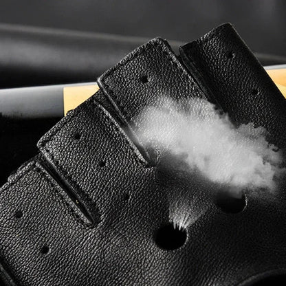 Tijdloze leren herenhandschoenen