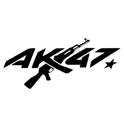 auto stickers - AK47 ontwerp met holografische glans voor unieke uitstraling