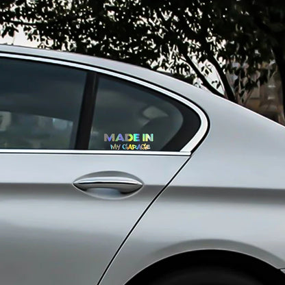 Auto stickers - Unieke 'Made in My Garage' ontwerp voor persoonlijke uitstraling