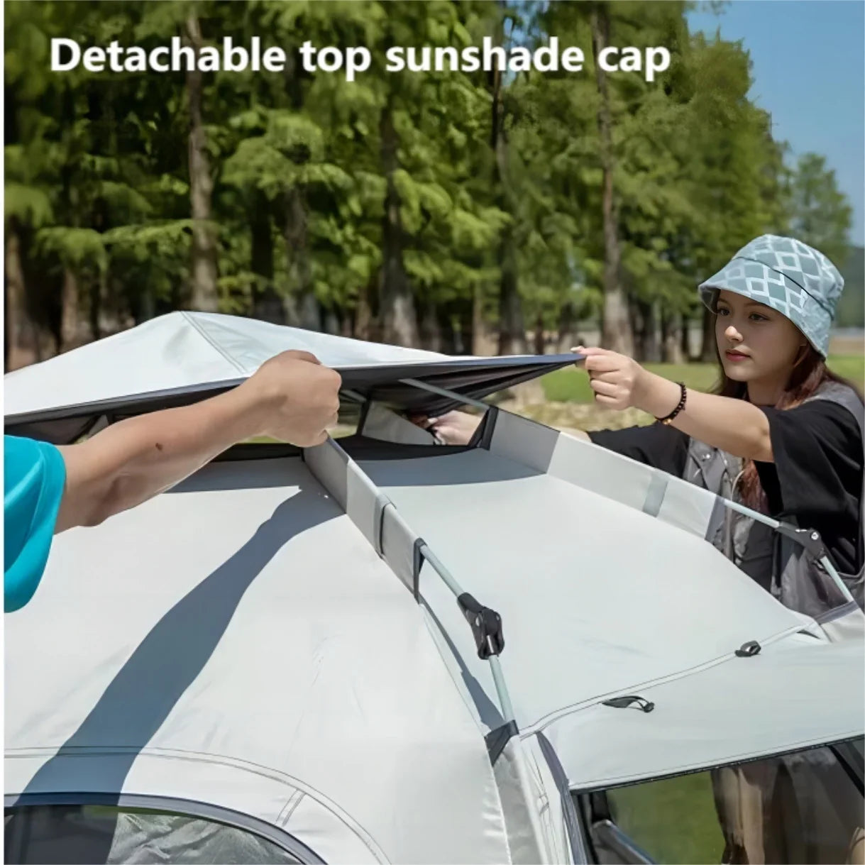 Camping tent met horren – Bescherming tegen muggen