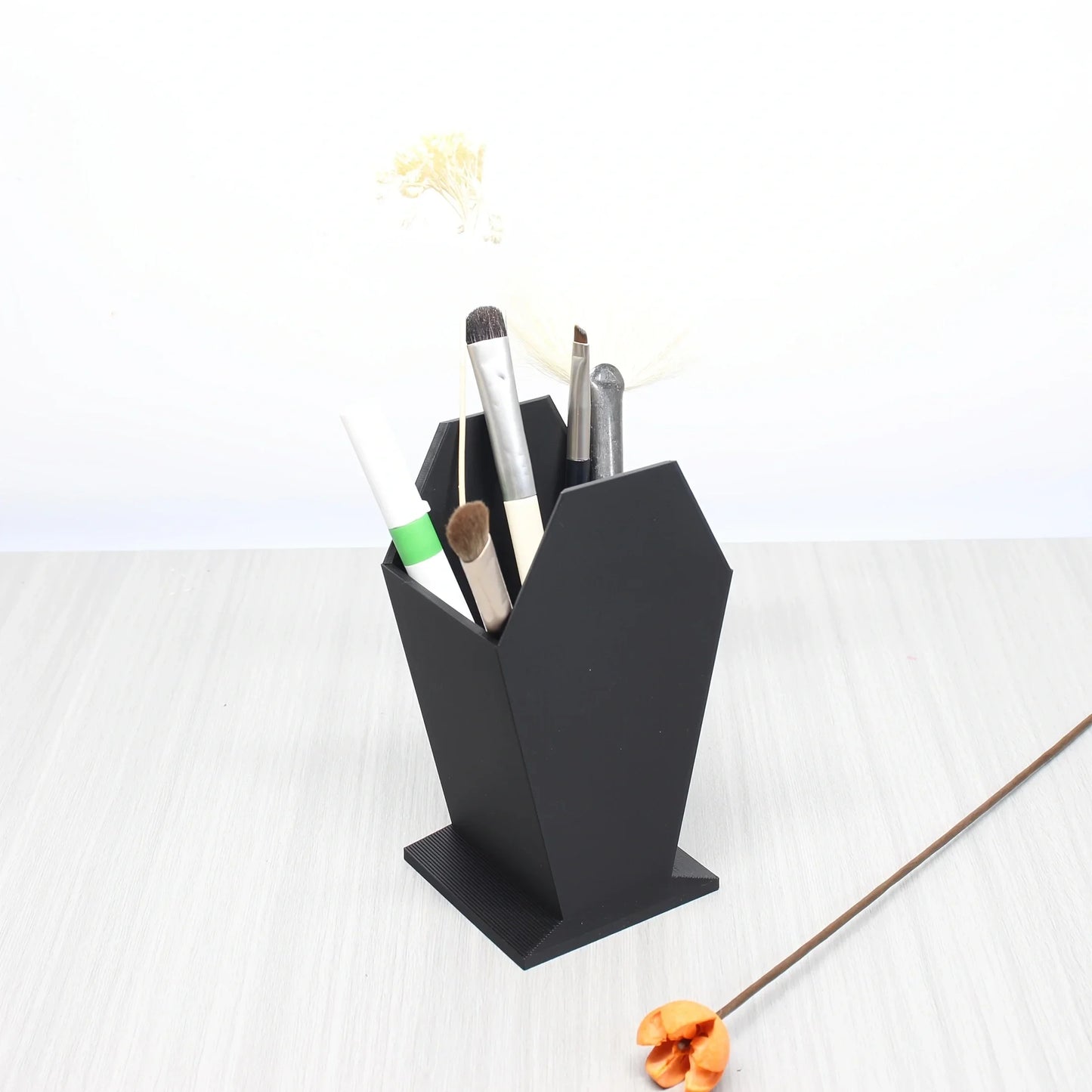 Organizer set voor bureau in neutrale kleuren