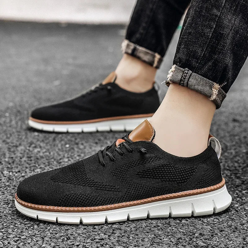 Casual zomerschoenen voor heren in linnenlook