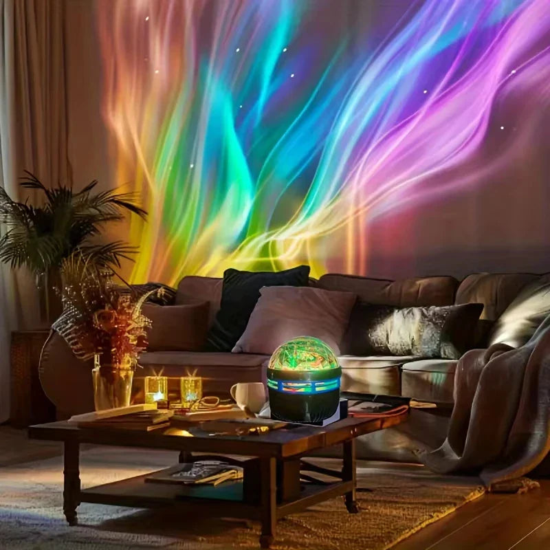 Projector lamp met rustgevende sterrenhemel