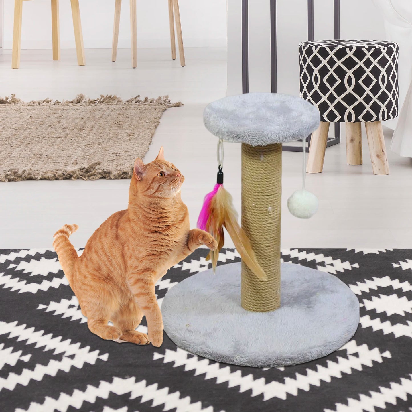 Moderne kattenpaal in industriële stijl – Stoer en stijlvol