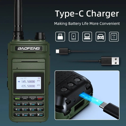 Walkie talkie met scanfunctie – Zoek beschikbare kanalen