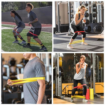 Trainingsbanden met verschillende weerstandsniveaus – Gevarieerd trainen